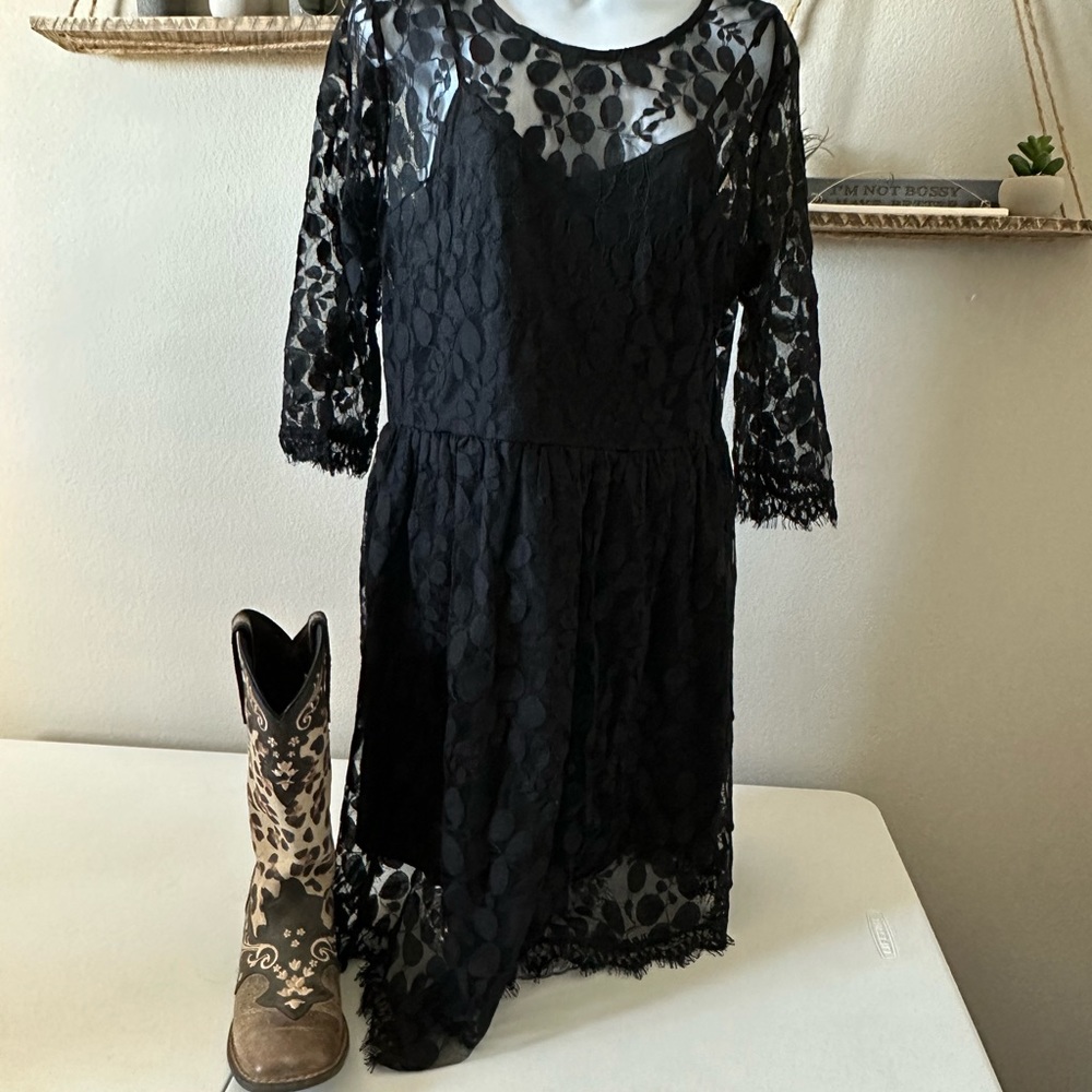 Shyanne country dress. Looks great with boots.
